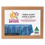 Aboriginal Art Tablecloth - Murdie Morris (Blue)